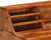 Schreibtisch, Massivholz/ Stahl, 110 x 50 x 94 cm Bild 5