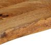 vidaXL Tischplatte mit Baumkante 70x40x2,5 cm Massivholz Mango 370441 Bild 5