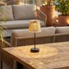 4er Set LED Solarleuchte, Tischlampe, rauchfarben, H 29 cm Bild 3