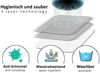 arteneur® - Strand - Anti-Schimmel Duschvorhang 120x200 - Recycelt mit Öko-Tex Standard 100 - Beschwerter Saum, Blickdicht, Wasserdicht, Waschbar, 8 Haken & E-Book Bild 3