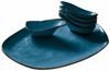 Mirabeau Geschirr-Set Servierschälchen 6er Set Biarré blau, Steinzeug Bild 2