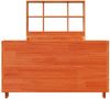 vidaXL Massivholzbett mit Regal ohne Matratze Wachsbraun 75x190 cm 3323832 Bild 4