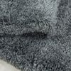 KADIMA DESIGN Teppich SALZACH Shaggy Langflor Wohnzimmer Schlafzimmer Waschbar Flauschig, Rund, Höhe: 52 mm, Hellgrau, 80x80 cm, Wohnzimmerteppich Strapazierfähig Waschbar Bild 3
