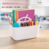 tragbarer Organizer Aufbewahrungsbox Bastel + Näh Material mDesign weiß Bild 3