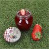 MamboCat Einmachglas Mambocat 20er Set Marmeladengläser 212 ml Holz-Herz Rot Beeren Deckel, Glas Bild 4