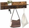 vidaXL Wandmontierter nachttisch Geräucherte Eiche 80 x 10,5 x 18 cm 874399 Bild 3