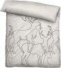 biberna Melange-Flanell Bettwäsche 0840517 HIRSCH, grau, 1x 135x200 cm + 1x 80x80 cm Bild 2