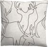 biberna Melange-Flanell Bettwäsche 0840517 HIRSCH, grau, 1x 135x200 cm + 1x 80x80 cm Bild 3