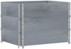 vidaXL Pflanzkasten Grau 80x60 cm Massivholz Kiefer 3295421 Bild 2
