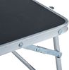 vidaXL Klappbarer Campingtisch Grau Aluminium 60 x 40 cm 48187 Bild 5