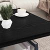 vidaXL Regalbrett 4 pcs Schwarz 80 x 40 x 1,5 cm Holzwerkstoff 875062 Bild 4