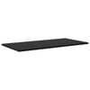 vidaXL Regalbrett 4 pcs Schwarz 80 x 40 x 1,5 cm Holzwerkstoff 875062 Bild 5