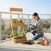 Relaxdays Vertikalbeet mit mehreren Kästen Bild 3