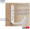 SO-TECH® Kleiderhaken Loxten 60 x 20 x 45 mm oder 142 x 20 x 45 mm Edelstahl, (10-St), verschiedene Farben Garderobenhaken Wandhaken bunt Bild 3
