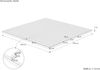 Niederflurbett metallfrei 200x200 Futon metallfreier Lattenrost, Fichte unbehandelt V-60.97-20ohne Zubehör Bild 5