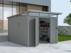 Metall Gerätehaus Modell Skylight 7,56 m² Alu Grau Bild 2