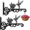 Wandhaken, Metall, Schwarz Bild 1