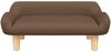 vidaXL Hundebett, Stoff, Braun, 24 x 40 x 70 cm Bild 3
