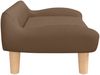 vidaXL Hundebett, Stoff, Braun, 24 x 40 x 70 cm Bild 4