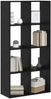 vidaXL Bücherregal Schwarz Eichen-Optik 69,5 x 29 x 137,5 cm 879666 Bild 3