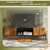 WLIVE Lowboard TV-Schrank für Fernseher bis zu 65 Zoll, 147 x 37 x 43 cm (TV Board mit Offenen Stauraum), Lange 147 cm Fernsehtisch für Wohnzimmer, Industrie-Design Bild 3