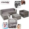 tectake Loungeset Rattan Lounge, (Set, 6-tlg), für 4 bis 5 Personen Bild 2