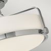 Elstead Lighting Harper Deckenleuchte Semi-Flush Medium 3-Light Chrom poliert Opalglas E27 Bild 4