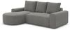 Stoff Ecksofa Gomera L-Form Kurz - Strukturstoff - Dunkelgrau - Links Bild 5