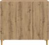 vidaXL Sideboard Artisan-Eiche 89 x 34,5 x 80 cm Holzwerkstoff 894654 Bild 4
