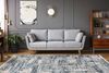 Teppich Adela 325 Blau 80 x 150 cm | Flachflor Bild 3