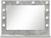 vidaXL Waschtischspiegel Rechtwinklig Beton Grau 60 x 45 x 18 cm 868312 Bild 4