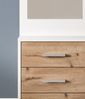 Kompaktgarderobe Pallas in weiß und Eiche 45 x 190 cm Bild 4
