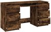 vidaXL Schreibtisch Räuchereiche 140x50x77 cm Holzwerkstoff 815438 Bild 5