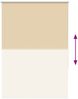 vidaXL Verdunkelungsrollo Beige 90x150cm Stoffbreite 85,7 cm Polyester 4010736 Bild 9