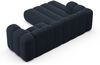 Micadoni Modulares Ecksofa Lupine 3-Sitzer Links Chenille Eden Marineblau Bild 4