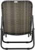 vidaXL Klappbare Sonnenliege Poly Rattan Grau 48128 Bild 5