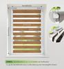 Doppelrollo Fensterrollo Duo-Rollo Klemmfix, Rikmani, Klemm- oder Schraubmontage, Moderne Optik, Klemm- oder Schraubmontage, Sicht- und Sonnenschutz Bild 3