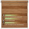 Doppelrollo Fensterrollo Duo-Rollo Klemmfix, Rikmani, Klemm- oder Schraubmontage, Moderne Optik, Klemm- oder Schraubmontage, Sicht- und Sonnenschutz Bild 4