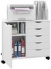 PUNCIA Aktenschrank mit Rollen Büroschrank mit 5 Schubladen, Rollcontainer (1-St) Bild 3