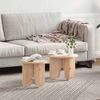 Couchtisch, Sofatisch 2 pcs Natur Massivholz Kiefer Bild 2
