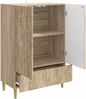 vidaXL Sideboard Sonoma-Eiche 66 x 34,5 x 95 cm Holzwerkstoff 895127 Bild 2