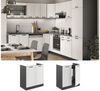 Spülenunterschrank R-Line Weiß Landhaus 80 cm ohne Arbeitsplatte Vicco Bild 2