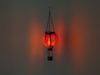 LED Solarleuchte, Heißluftballon, pink, Feuer Effekt, H 46,5 cm Bild 5