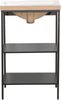 welltime Waschbeckenunterschrank Lodi (1-St) Badezimmerregal mit 2 offenen Fächern - (B/T/H) 51/40/80 cm Bild 3