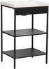 welltime Waschbeckenunterschrank Lodi (1-St) Badezimmerregal mit 2 offenen Fächern - (B/T/H) 51/40/80 cm Bild 5