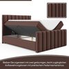 Best for Home Boxspringbett mit Bettkasten Trinity K10 Lux, mit Bettkasten, inkl. 7 cm Topper (140x200 160x200 180x200 200x200 cm), Verschiedene Liefermöglichkeiten, TOP Preis-Leistungs-Verhältnis Bild 4