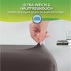 etérea Comfort Jersey Spannbettlaken Dunkelbraun 100x200 cm - 120x200 cm Bild 3