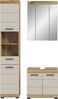 welltime Badmöbel-Set SIENA, 3 teilig, bestehend aus:, (Set, 3-St, TOPSELLER), Hochschrank, Waschbeckenunterschrank, Spiegelschrank Bild 2