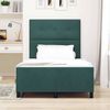 vidaXL Boxspringbett mit Kopfteil Dunkelgrün 120 x 200 cm Samt 3344936 Bild 3