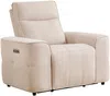 Vente-unique - SCAMOCO Sessel Stoff Beige - B 95 cm x H 100 cm x L 110 cm Bild 4
